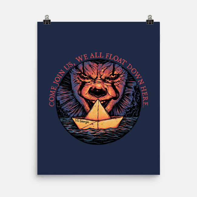 Join The Float-None-Matte-Poster-glitchygorilla