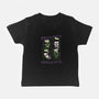 Born To Watch Monster Movies-Baby-Basic-Tee-glitchygorilla