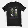 Born To Watch Monster Movies-Mens-Heavyweight-Tee-glitchygorilla