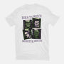 Born To Watch Monster Movies-Mens-Premium-Tee-glitchygorilla