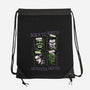 Born To Watch Monster Movies-None-Drawstring-Bag-glitchygorilla