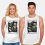 Born To Watch Monster Movies-Unisex-Basic-Tank-glitchygorilla