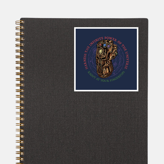 The Infinite Power Of The Universe-None-Glossy-Sticker-glitchygorilla