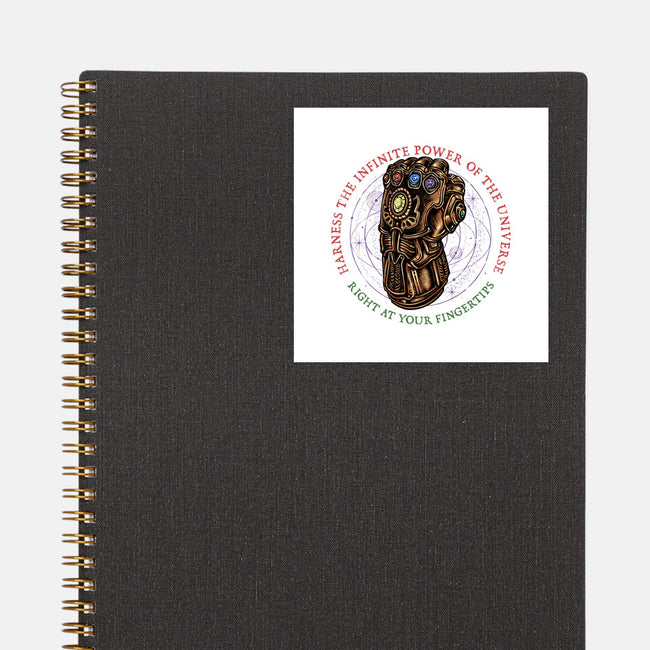 The Infinite Power Of The Universe-None-Glossy-Sticker-glitchygorilla