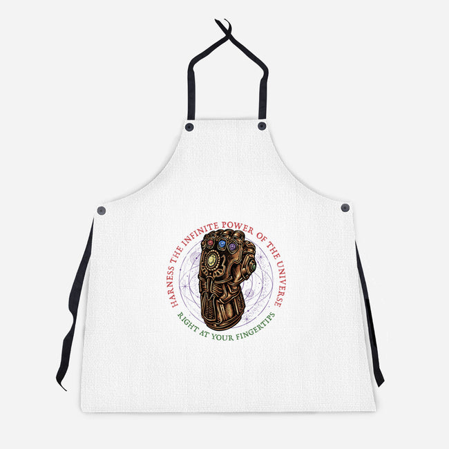 The Infinite Power Of The Universe-Unisex-Kitchen-Apron-glitchygorilla