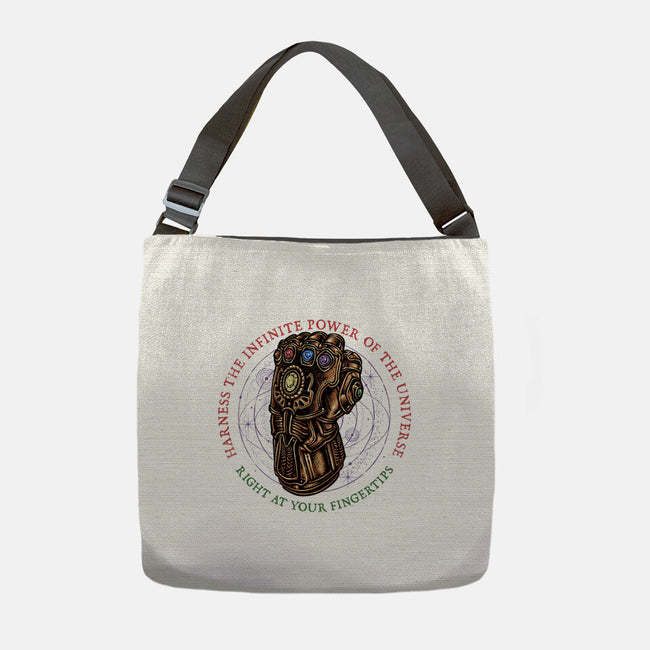 The Infinite Power Of The Universe-None-Adjustable Tote-Bag-glitchygorilla
