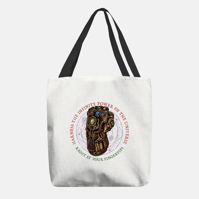 The Infinite Power Of The Universe-None-Basic Tote-Bag-glitchygorilla