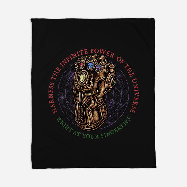 The Infinite Power Of The Universe-None-Fleece-Blanket-glitchygorilla