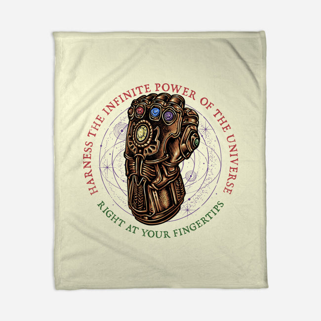 The Infinite Power Of The Universe-None-Fleece-Blanket-glitchygorilla