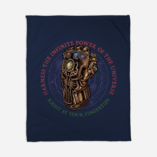 The Infinite Power Of The Universe-None-Fleece-Blanket-glitchygorilla