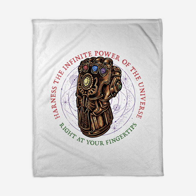 The Infinite Power Of The Universe-None-Fleece-Blanket-glitchygorilla