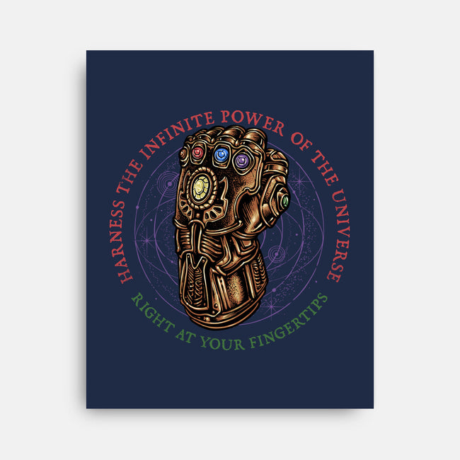 The Infinite Power Of The Universe-None-Stretched-Canvas-glitchygorilla