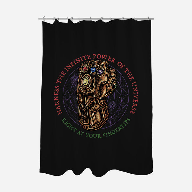 The Infinite Power Of The Universe-None-Polyester-Shower Curtain-glitchygorilla