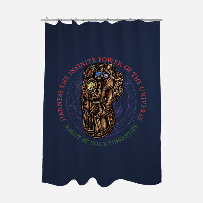 The Infinite Power Of The Universe-None-Polyester-Shower Curtain-glitchygorilla
