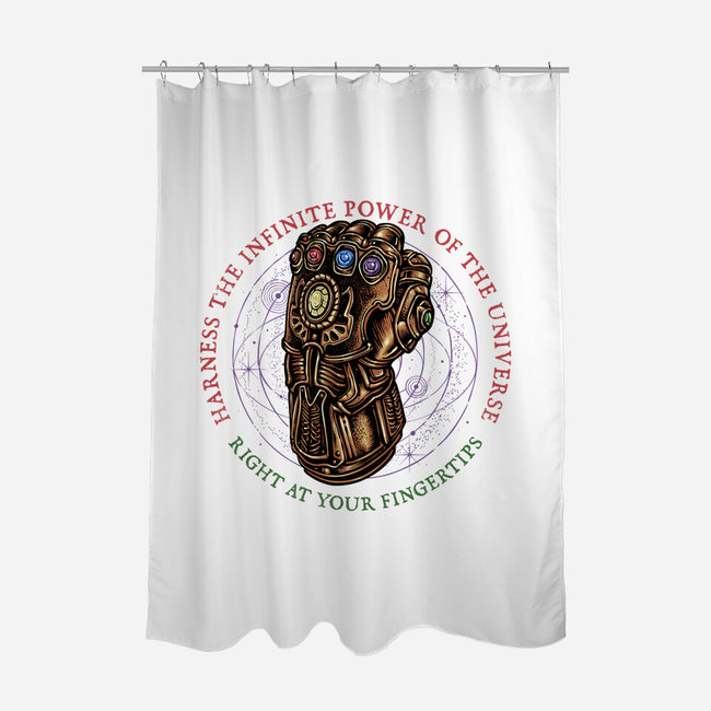 The Infinite Power Of The Universe-None-Polyester-Shower Curtain-glitchygorilla