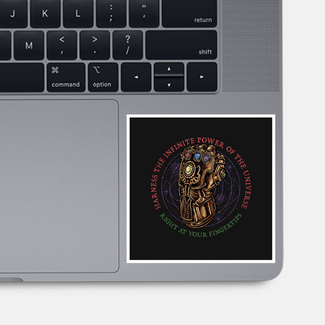 The Infinite Power Of The Universe-None-Glossy-Sticker-glitchygorilla