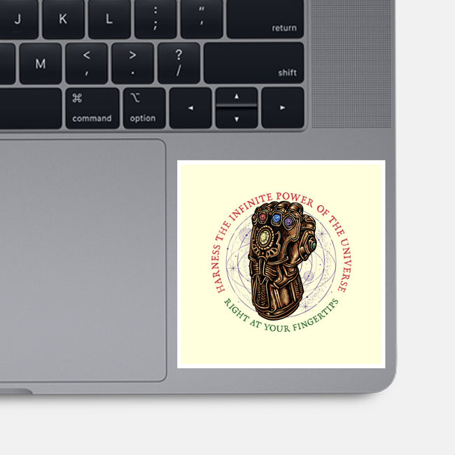 The Infinite Power Of The Universe-None-Glossy-Sticker-glitchygorilla