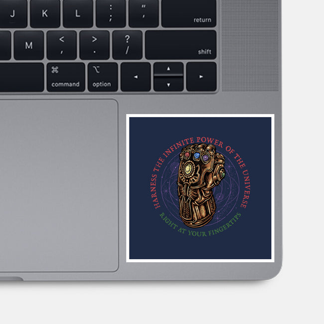 The Infinite Power Of The Universe-None-Glossy-Sticker-glitchygorilla