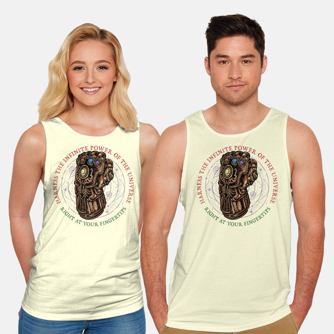 The Infinite Power Of The Universe-Unisex-Basic-Tank-glitchygorilla