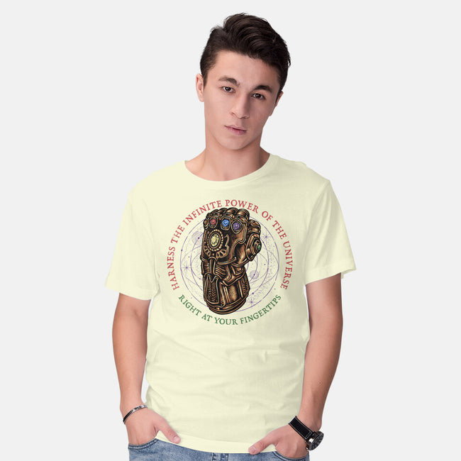 The Infinite Power Of The Universe-Mens-Basic-Tee-glitchygorilla
