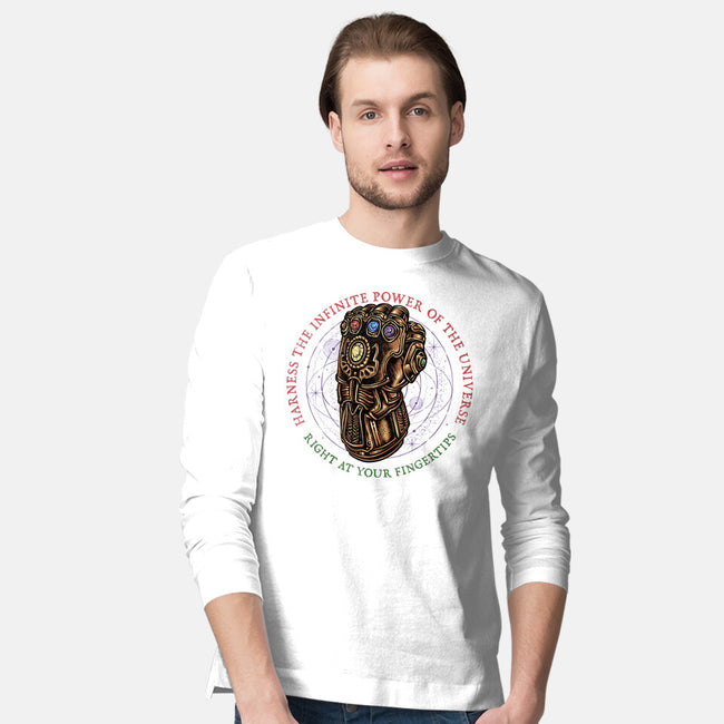The Infinite Power Of The Universe-Mens-Long Sleeved-Tee-glitchygorilla