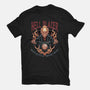 Hellblazer Motorcycle Repair Shop-Womens-Basic-Tee-glitchygorilla