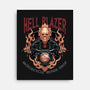 Hellblazer Motorcycle Repair Shop-None-Stretched-Canvas-glitchygorilla