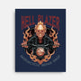 Hellblazer Motorcycle Repair Shop-None-Stretched-Canvas-glitchygorilla