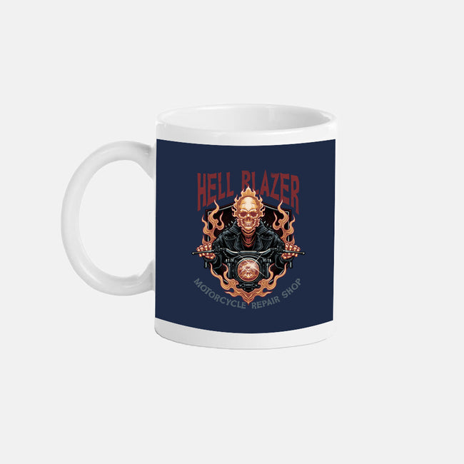 Hellblazer Motorcycle Repair Shop-None-Mug-Drinkware-glitchygorilla