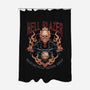 Hellblazer Motorcycle Repair Shop-None-Polyester-Shower Curtain-glitchygorilla