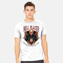 Hellblazer Motorcycle Repair Shop-Mens-Heavyweight-Tee-glitchygorilla