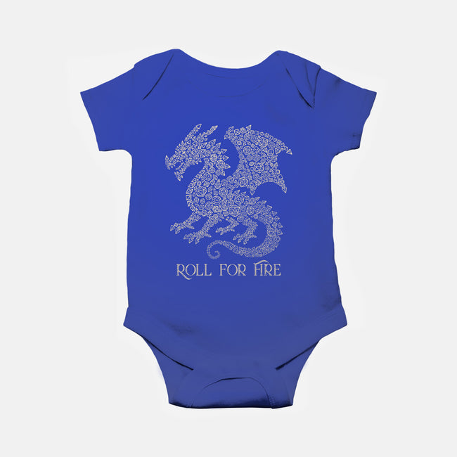 Roll For Fire-Baby-Basic-Onesie-NMdesign