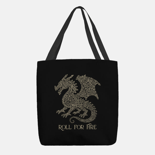 Roll For Fire-None-Basic Tote-Bag-NMdesign