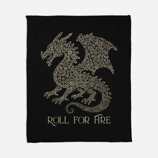 Roll For Fire-None-Fleece-Blanket-NMdesign