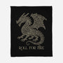 Roll For Fire-None-Fleece-Blanket-NMdesign
