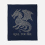 Roll For Fire-None-Fleece-Blanket-NMdesign