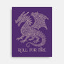 Roll For Fire-None-Stretched-Canvas-NMdesign