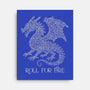 Roll For Fire-None-Stretched-Canvas-NMdesign