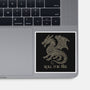 Roll For Fire-None-Glossy-Sticker-NMdesign