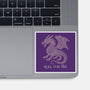 Roll For Fire-None-Glossy-Sticker-NMdesign