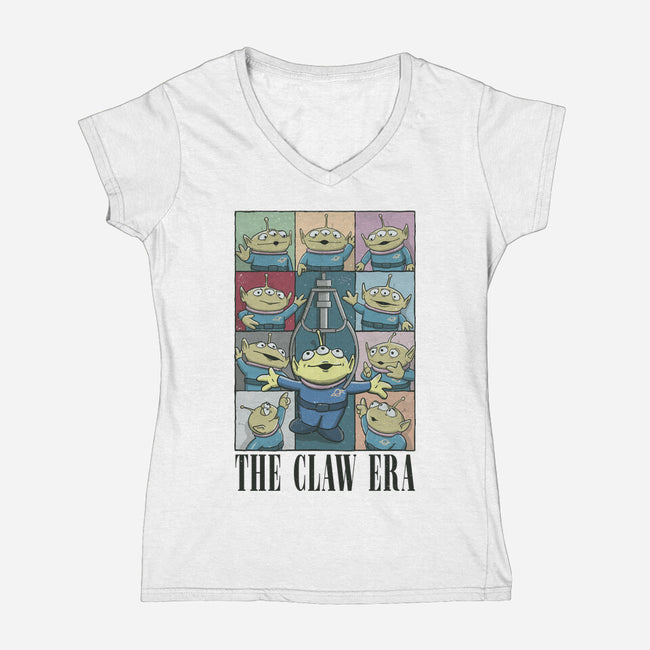 The Claw Era-Womens-V-Neck-Tee-NMdesign