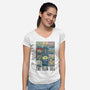 The Claw Era-Womens-V-Neck-Tee-NMdesign