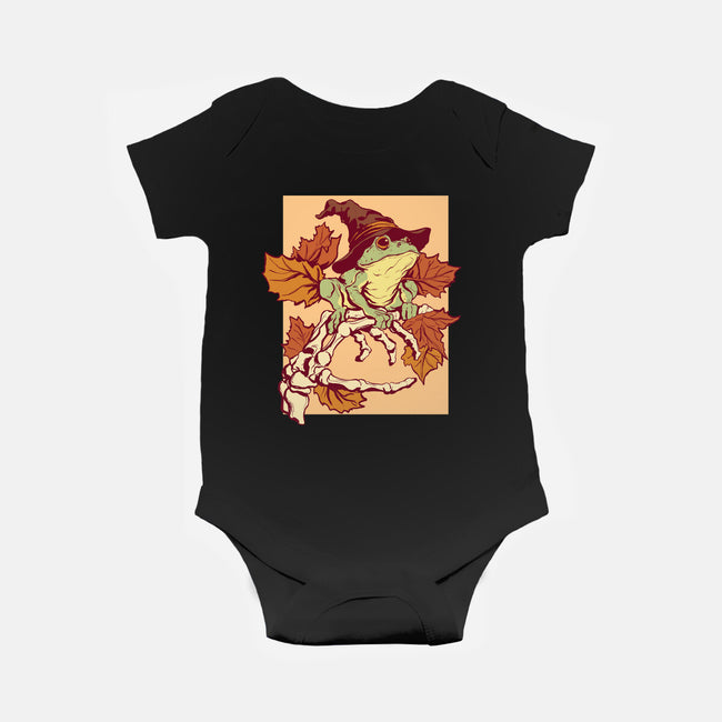 Witchy Frog-Baby-Basic-Onesie-fanfabio