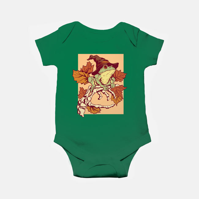 Witchy Frog-Baby-Basic-Onesie-fanfabio