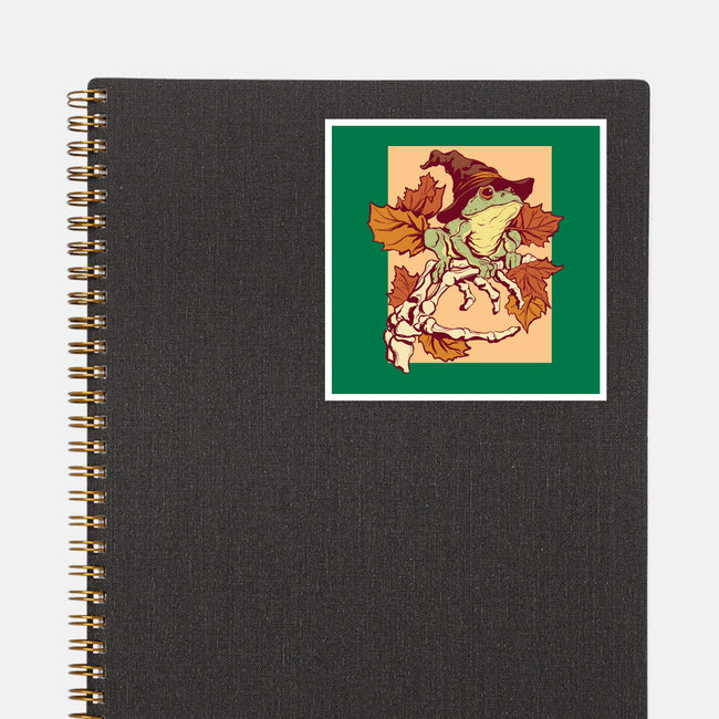Witchy Frog-None-Glossy-Sticker-fanfabio