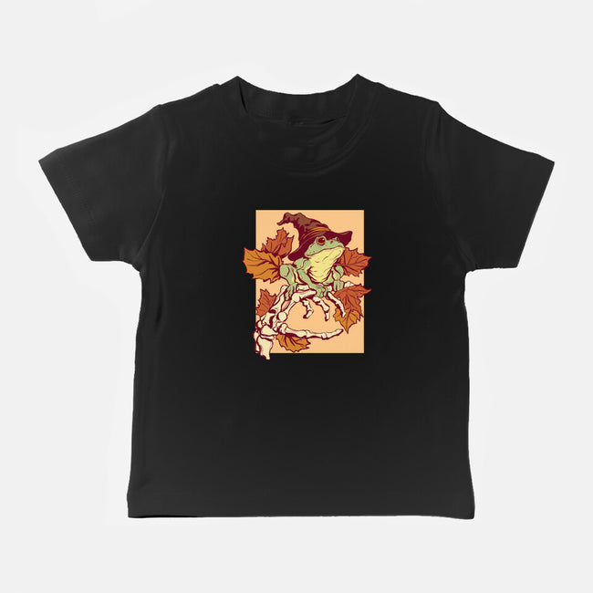 Witchy Frog-Baby-Basic-Tee-fanfabio