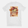 Witchy Frog-Womens-Fitted-Tee-fanfabio
