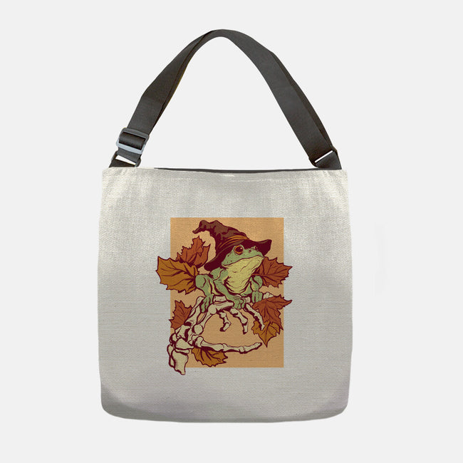 Witchy Frog-None-Adjustable Tote-Bag-fanfabio