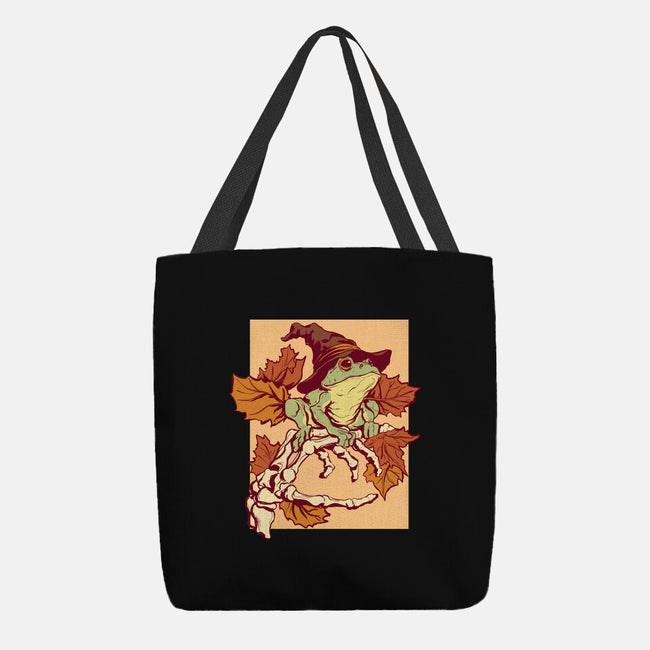 Witchy Frog-None-Basic Tote-Bag-fanfabio