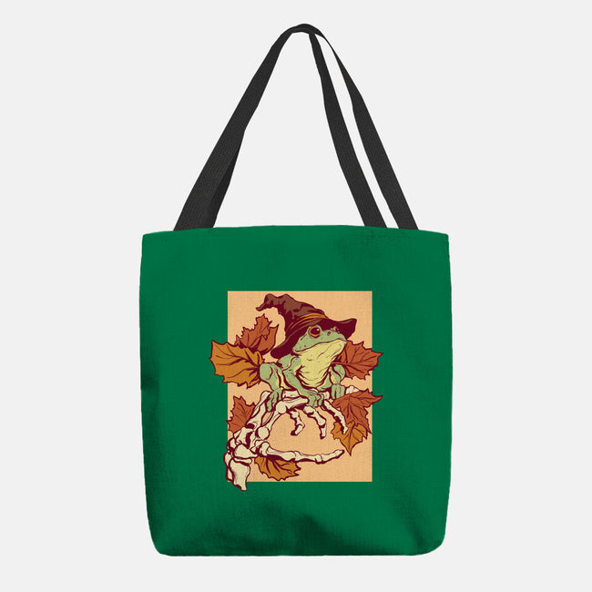 Witchy Frog-None-Basic Tote-Bag-fanfabio